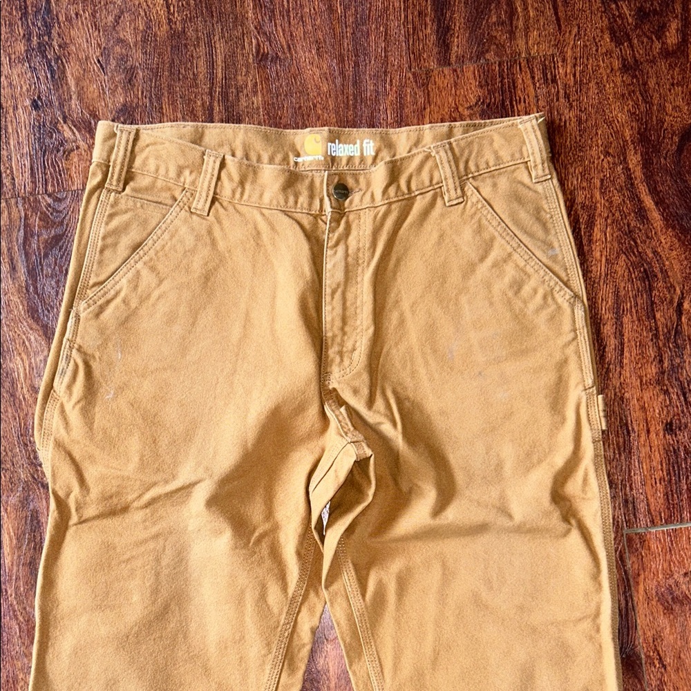 Carhartt Men's Tan Cargo Pants - Picture 5 of 10
